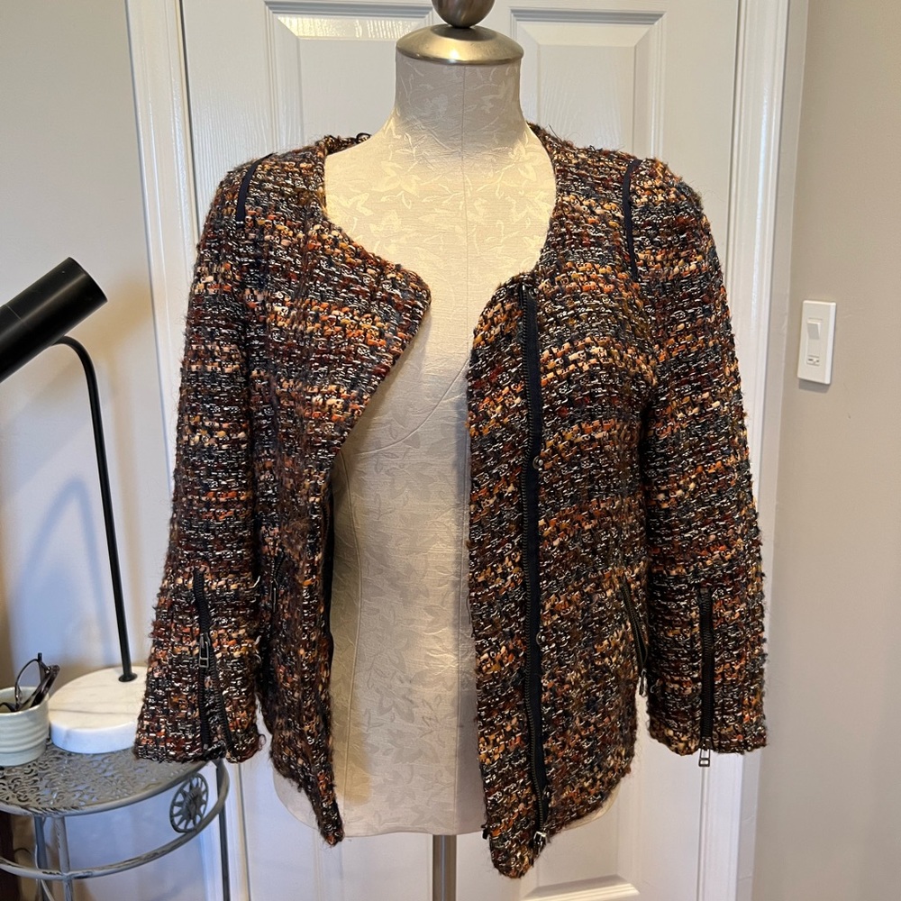 Zara Woven Jacket sz L